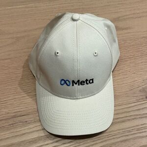 Meta Cream Baseball Cap
